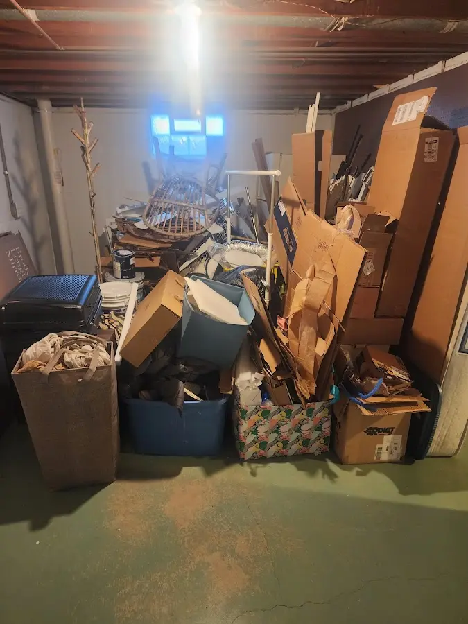 Roll-off dumpster container at job site for Construction Dumpster Rental in Buda